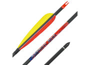 Карбоновая стрела для лука Bowmaster Patriot 500 с натуральным оперением 5 дюймов