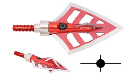 купите Наконечники охотничьи TP241 фиксированные, 100 гран, 2+2 лезвия в Москве