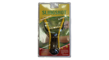 купите Рогатка Man-Kung MK-T9 (черная рукоять, желтая тетива) в Москве