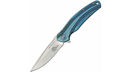 купите Нож складной Columbia River Ripple 2 Blue Stainless Handle IKBS® Flipper - CR/K400BXP в Москве