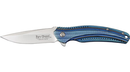 купите Нож складной Columbia River Ripple Blue Stainless Handle IKBS® Flipper - CR/K405BXP в Москве